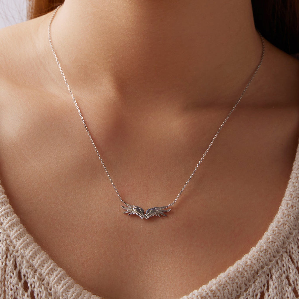 925 Sterling Silver Plated 40+5cm White Gold Necklace for Women