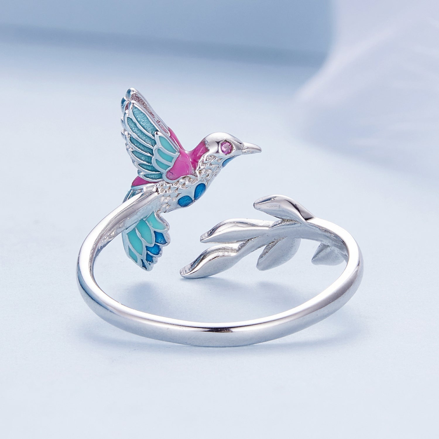 925 Sterling Silver Enamel Pavé Set CZ Earrings for Women - 1.6mm