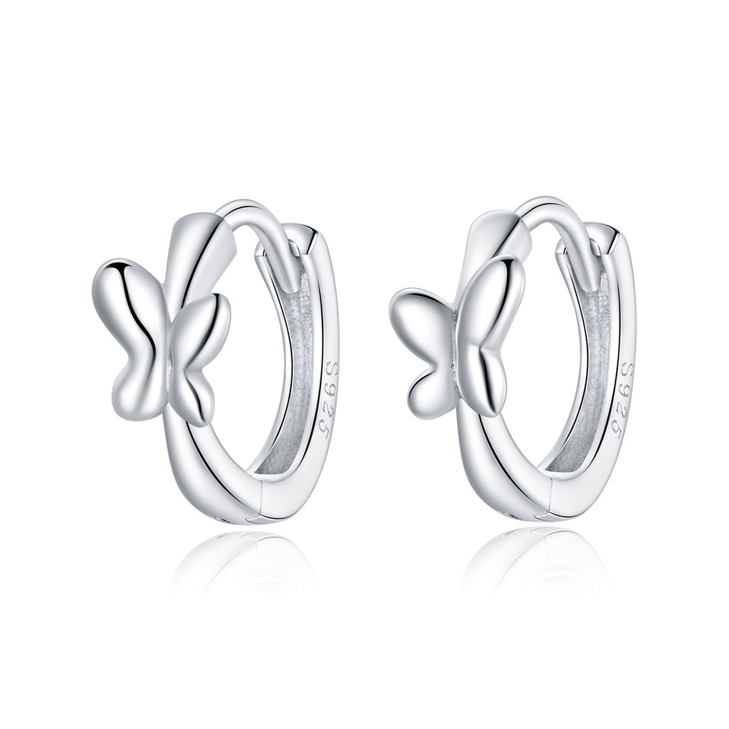 925 Sterling Silver Plated Platinum Earrings for Women