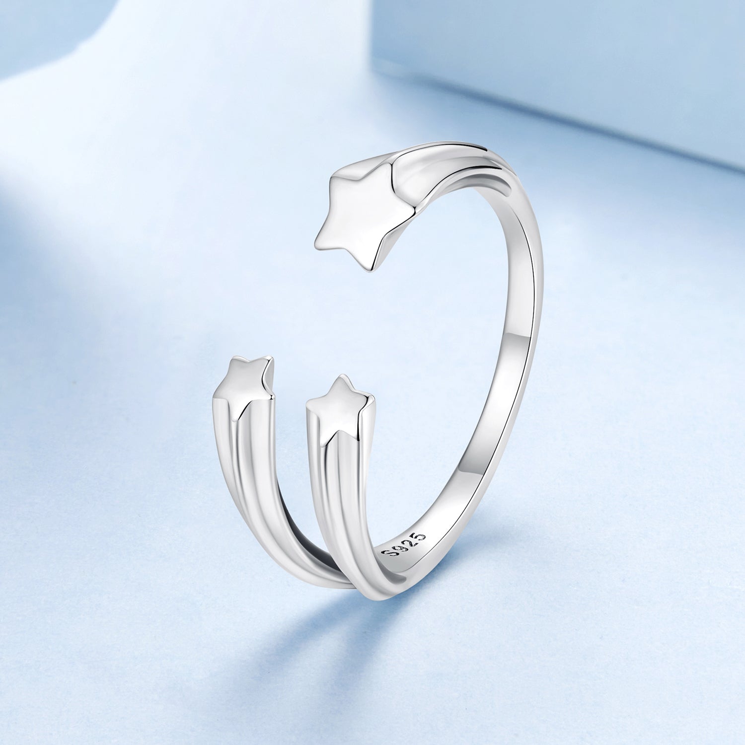 925 Sterling Silver Ring with Oxidized Finish - Width 0.15-0.8cm for Women