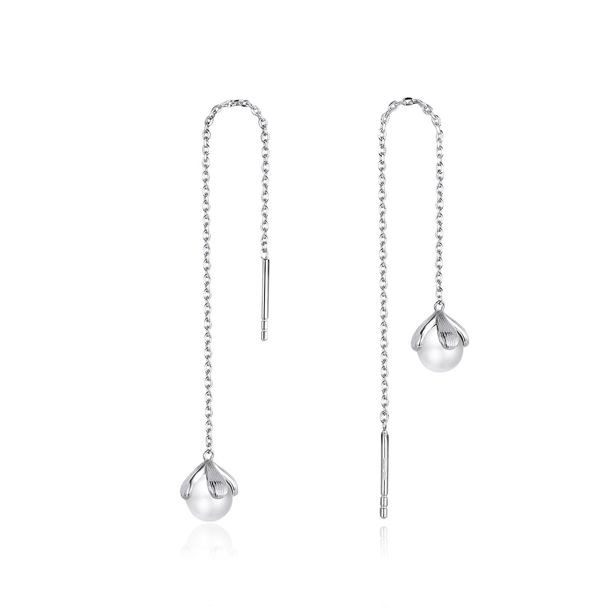 925 Sterling Silver Earrings with Quality Shell Pearl