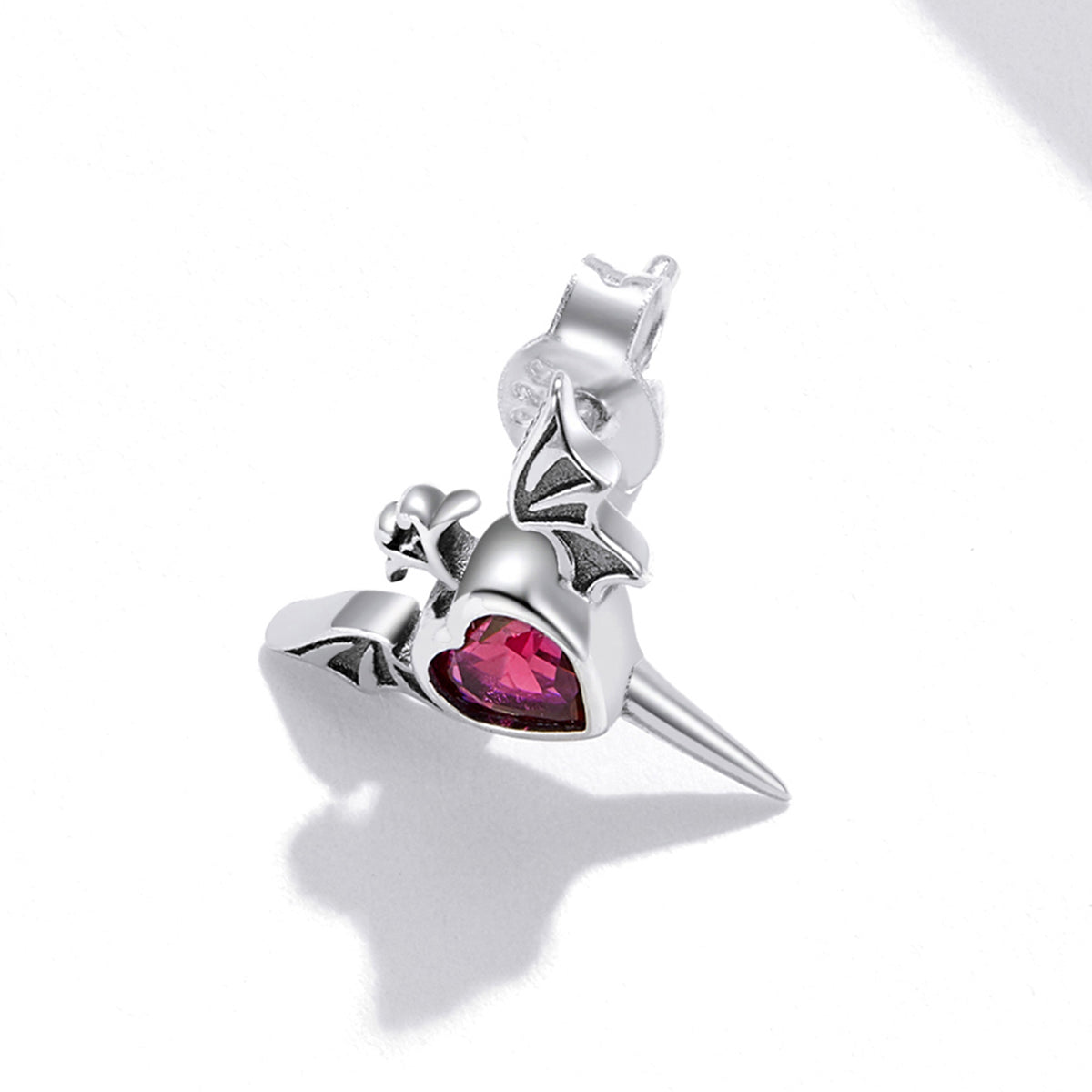 925 Sterling Silver Oxidized Pavé Setting CZ Earrings