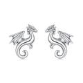 925 Sterling Silver Oxidized Silver 0.7cm Earrings