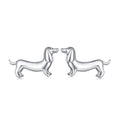 925 Sterling Silver Oxidized Silver Earrings