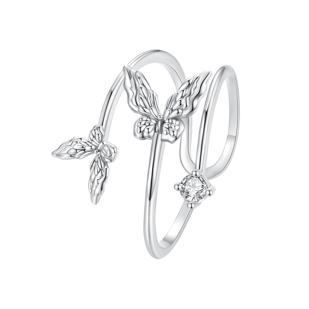 925 Sterling Silver Pavé Setting CZ Ring