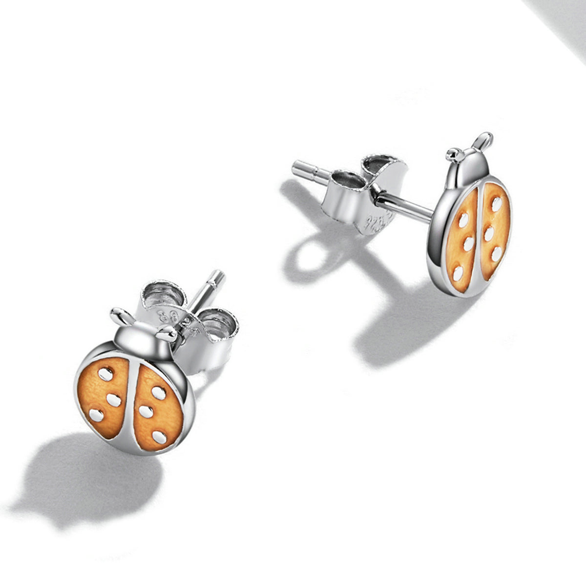 S925 Sterling Silver Enamel Earrings for Women