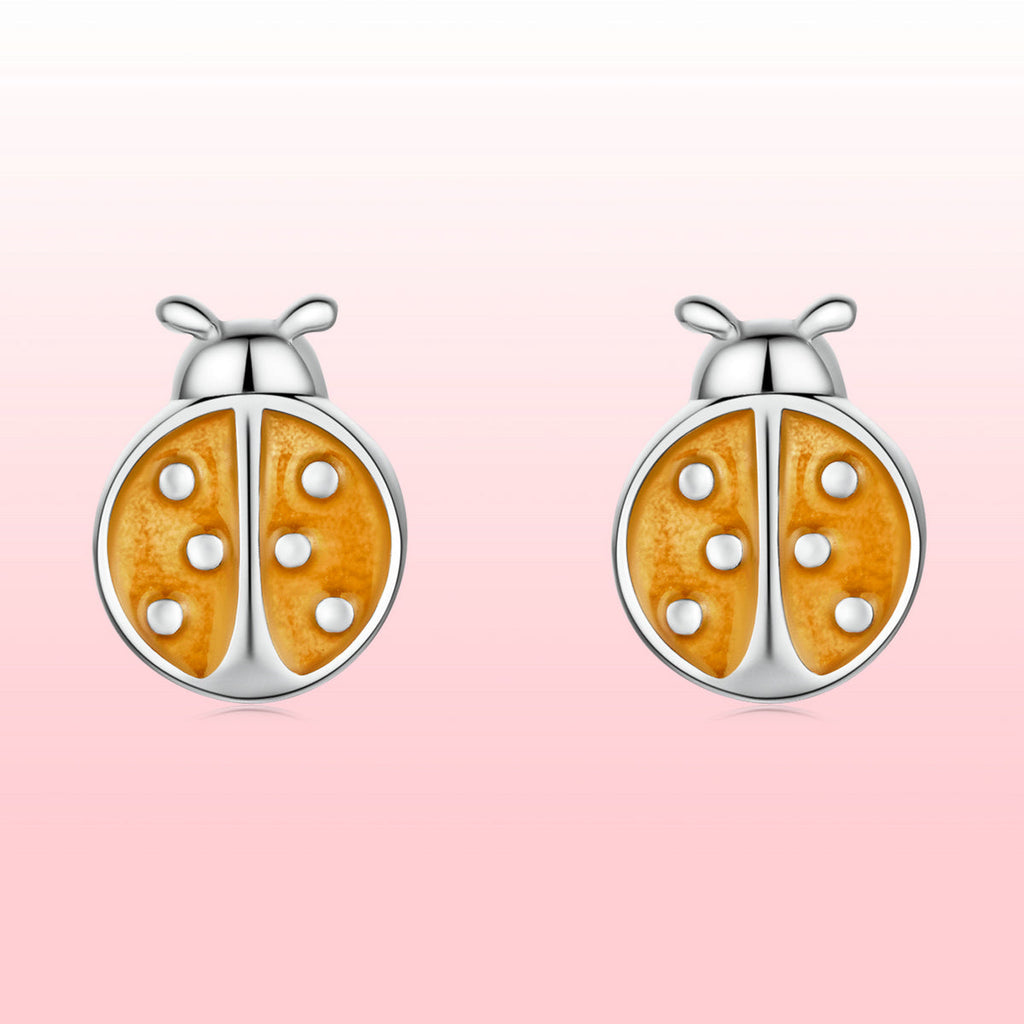 S925 Sterling Silver Enamel Earrings for Women
