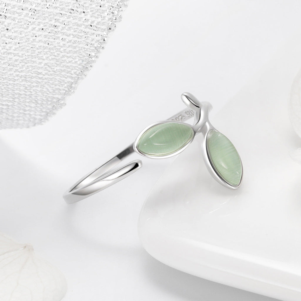 925 Sterling Silver Ring for Women - 0.1cm Width, 1.3cm Height
