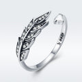 925 Sterling Silver Pave Setting CZ Leaf Ring for Women