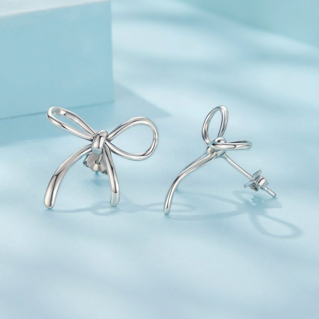925 Sterling Silver Earrings in Oxidized Finish - Size 1.7*1.8cm for Women