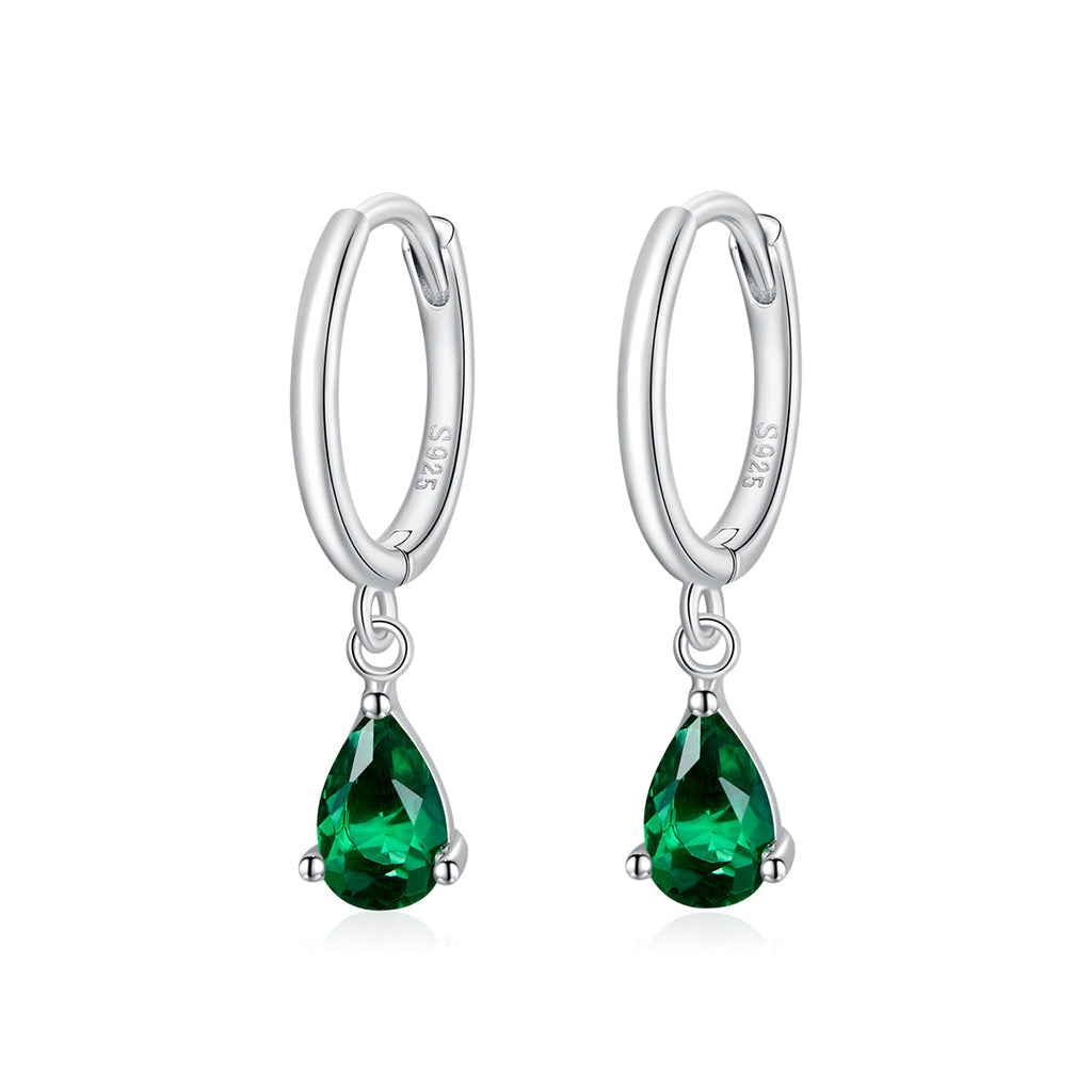 925 Sterling Silver Earrings with Pavé Setting CZ