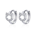 925 Sterling Silver CZ Earrings for Women