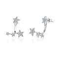 925 Sterling Silver Pavé Setting Earrings for Women