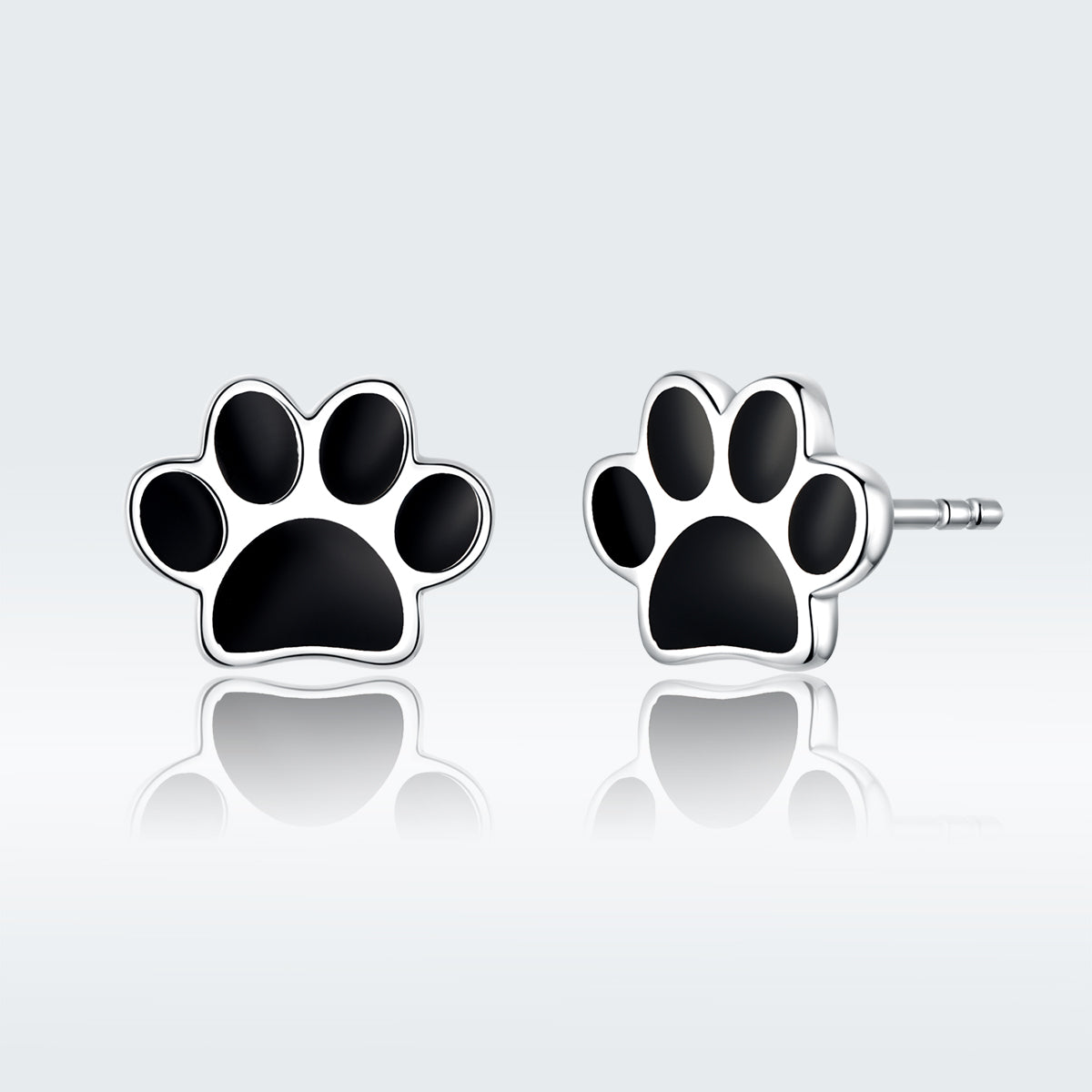 925 Sterling Silver Earrings with Enamel Finish