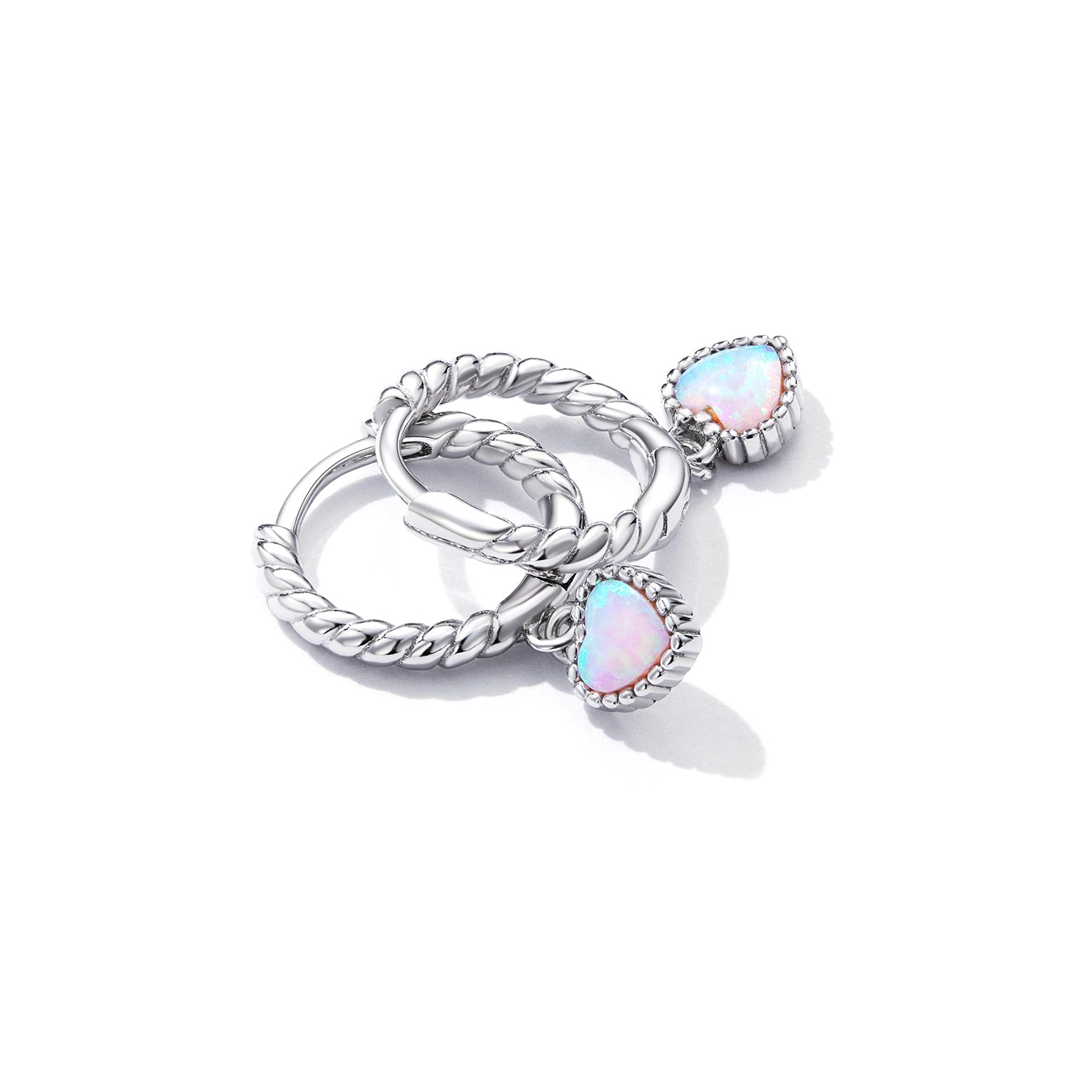 S925 Sterling Silver Translucent Opal Earrings