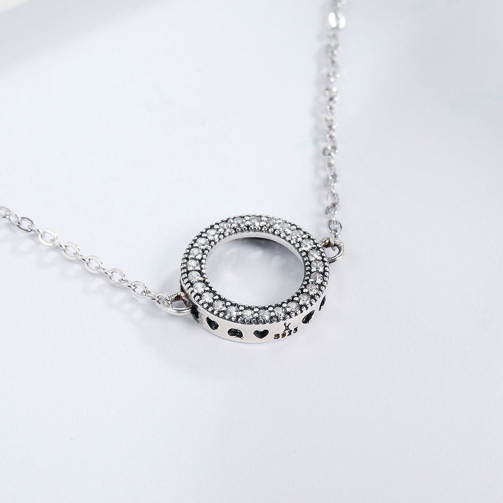 925 Sterling Silver Bracelet 26.5CM with 1.5*1.1CM Pendant for Unisex