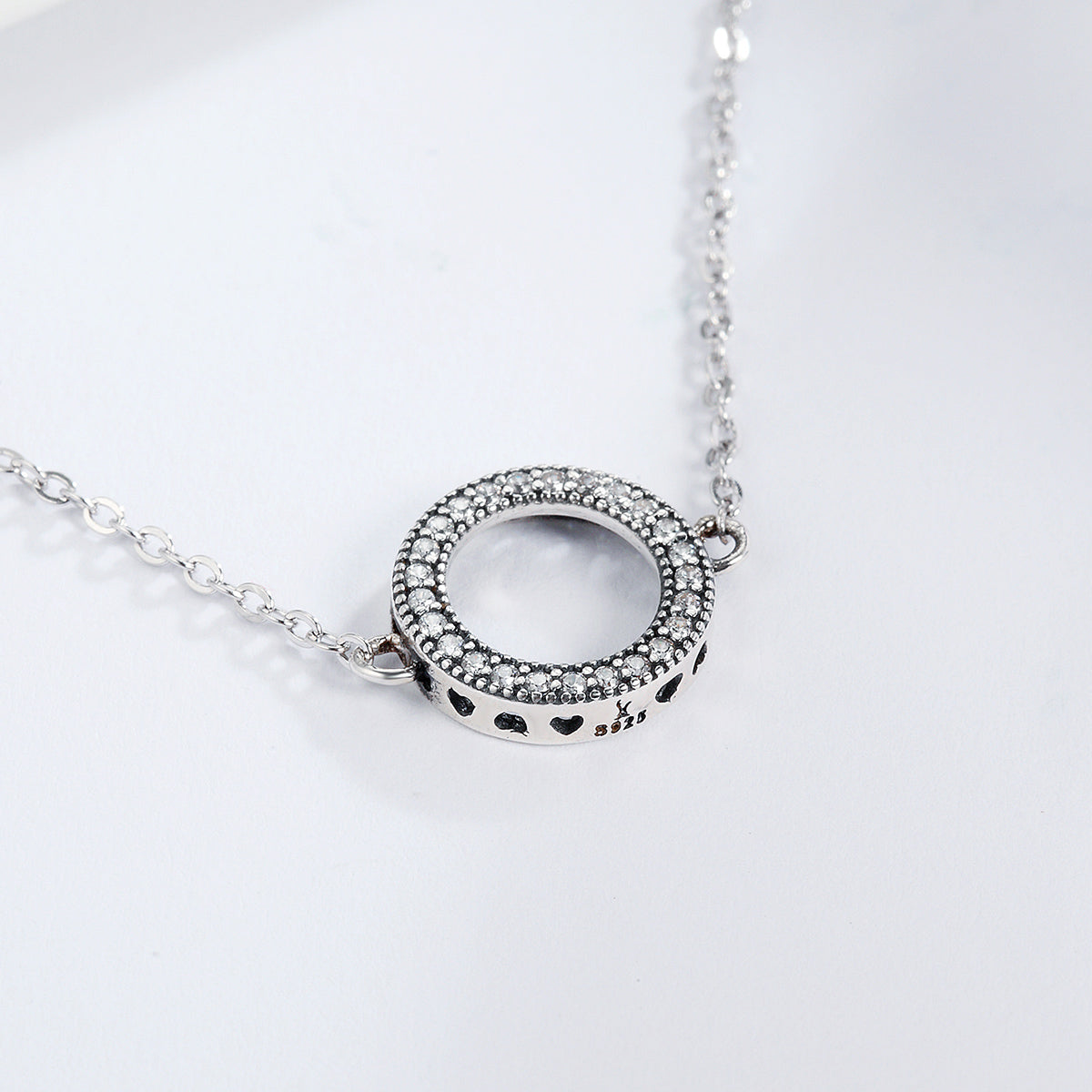 925 Sterling Silver Bracelet 26.5CM with 1.5*1.1CM Pendant for Unisex