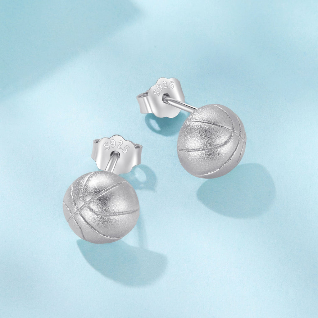 925 Sterling Silver Plated White Gold Earrings