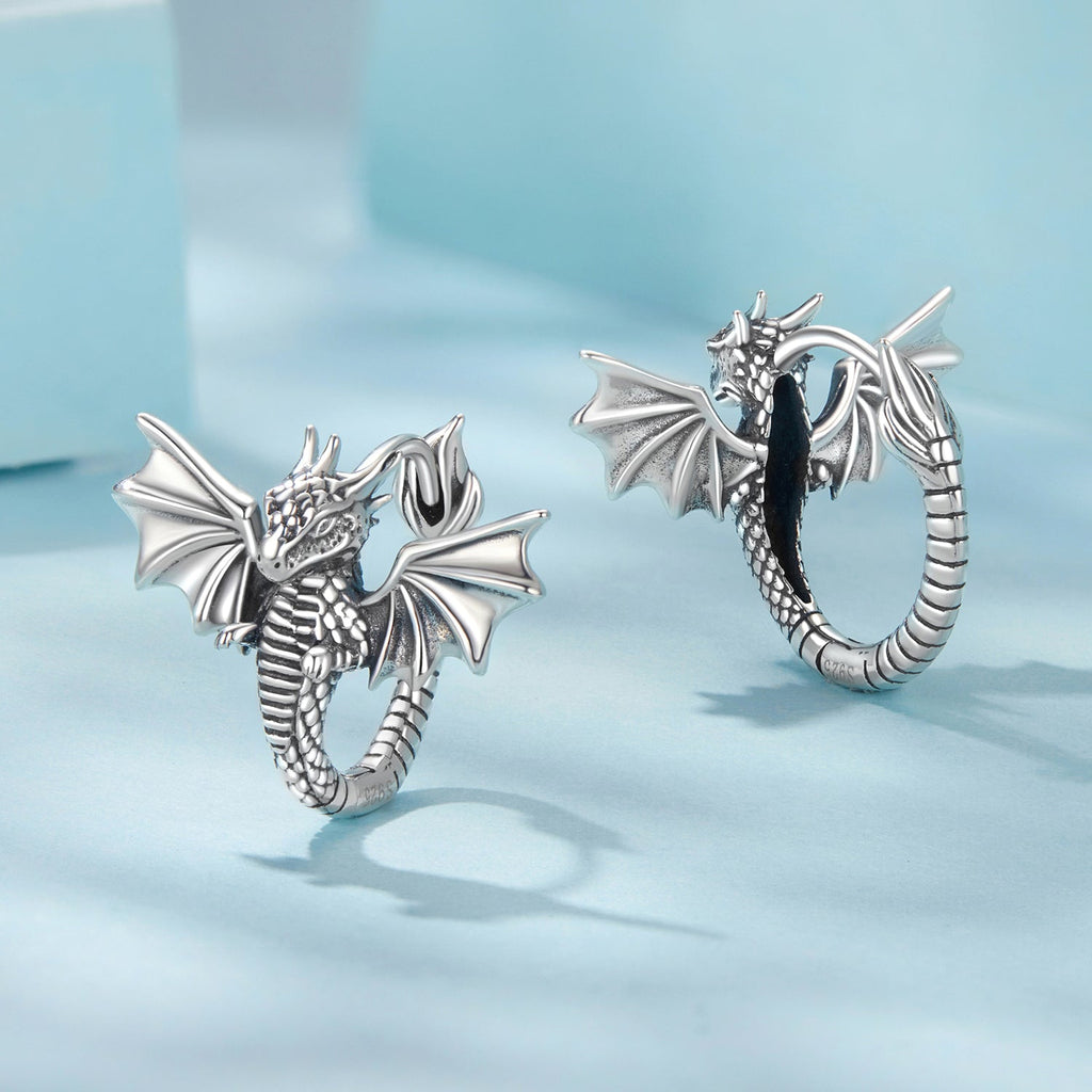 925 Sterling Silver Oxidized Silver Earrings for Women