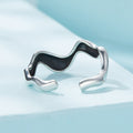 925 Sterling Silver Oxidized Band Ring 2.2-8mm