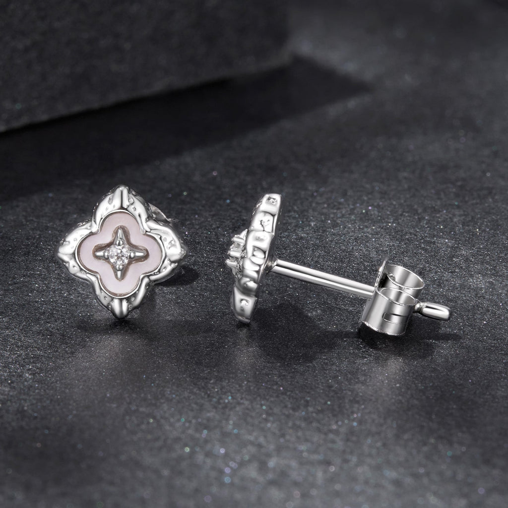 925 Sterling Silver Moissanite 0.8cm Earrings for Women