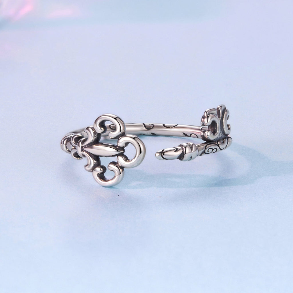925 Sterling Silver Oxidized 0.14-0.8cm Ring for Women