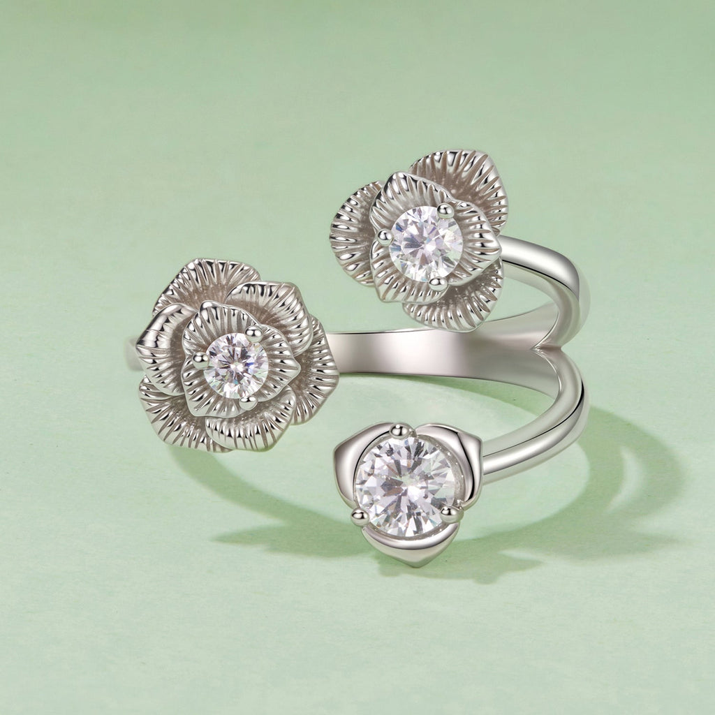 925 Sterling Silver 0.8cm Pavé Setting CZ Ring