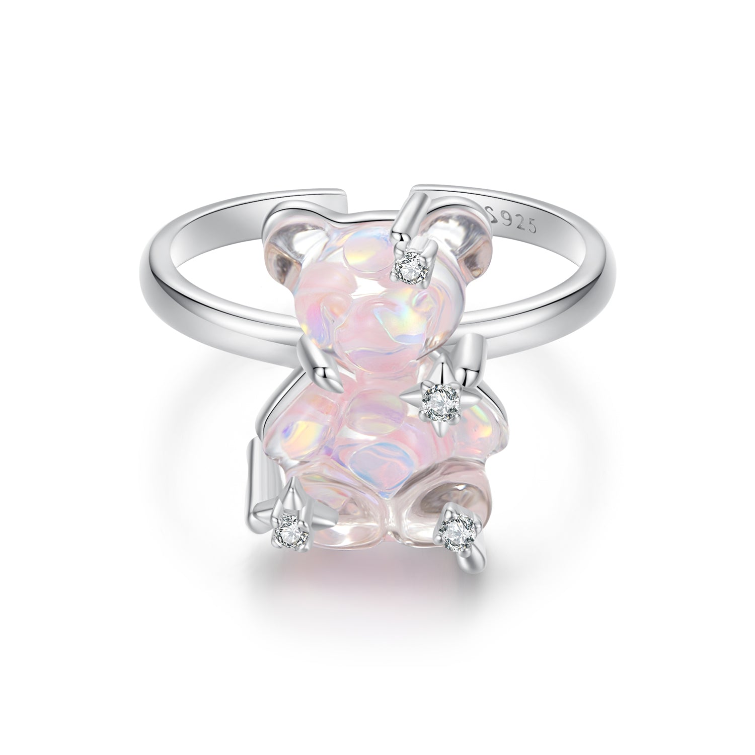 925 Sterling Silver Ring with Pavé Setting CZ for Women