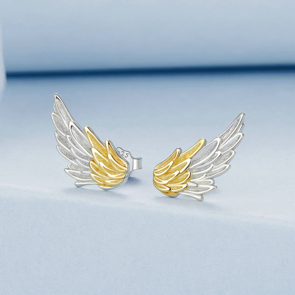 925 Sterling Silver Earrings with White Gold Plating for Women