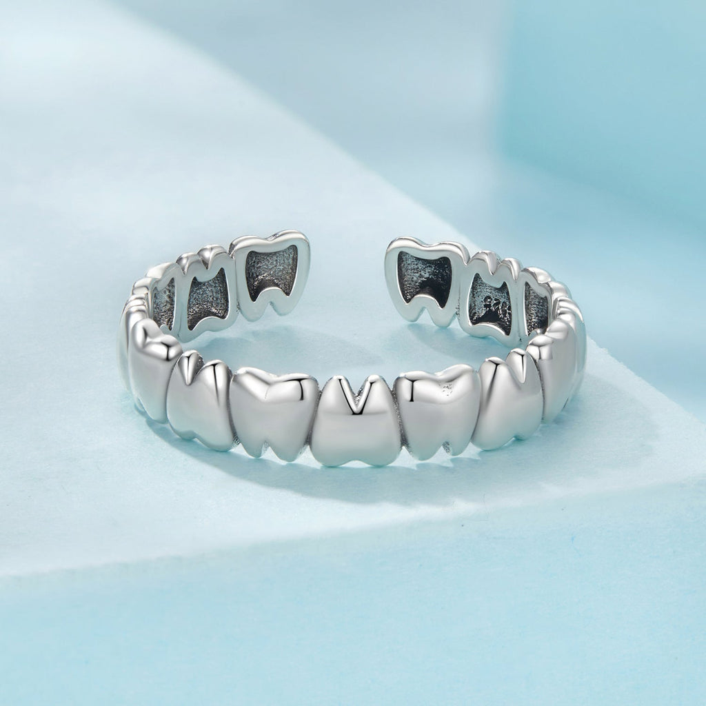 925 Sterling Silver Oxidized Silver Ring Women 0.42cm Width