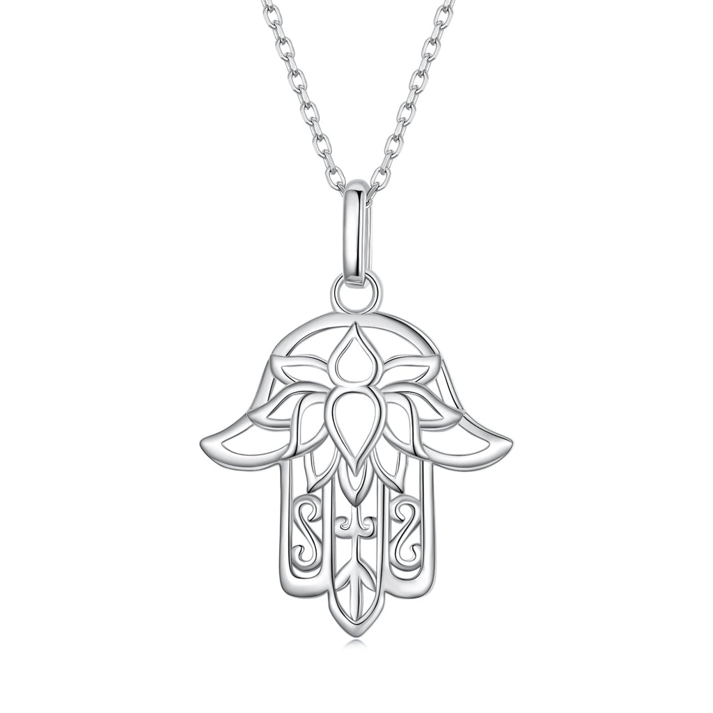 S925 Sterling Silver Plated Platinum Adjustable Necklace for Women