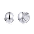 S925 Sterling Silver Platinum Plated Earrings for Women