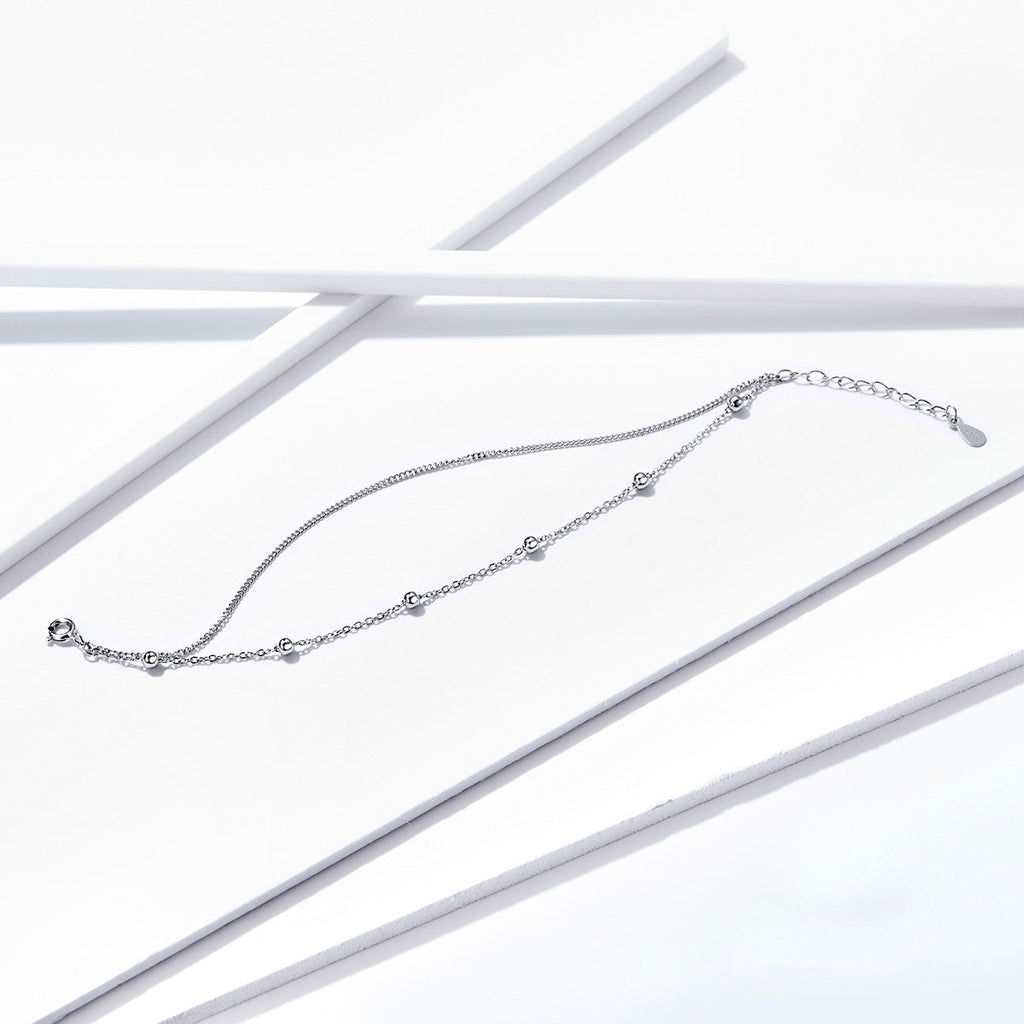925 Sterling Silver Adjustable 19cm Bracelet for Women