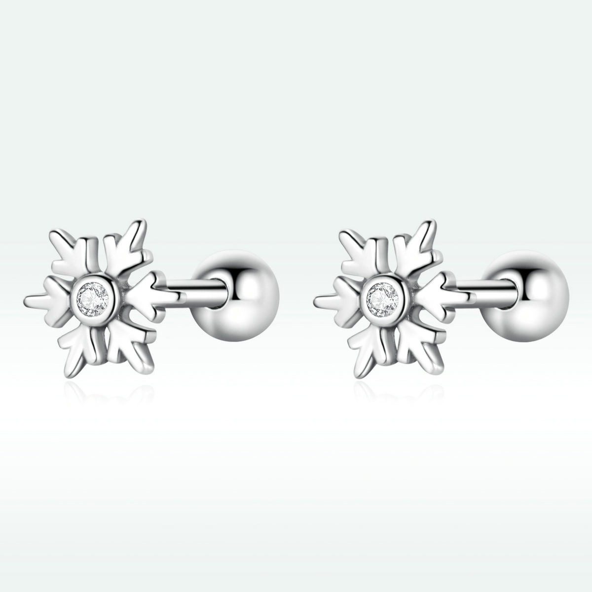 925 Sterling Silver Earrings with Pavé Setting and Oxidized Finish
