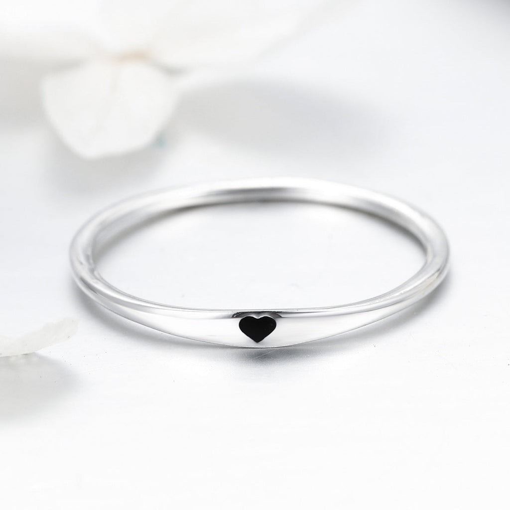 925 Sterling Silver Ring - Size 5.0, 2mm Width, S925 for Women