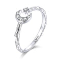 925 Sterling Silver Custom Ring with Pave Setting CZ