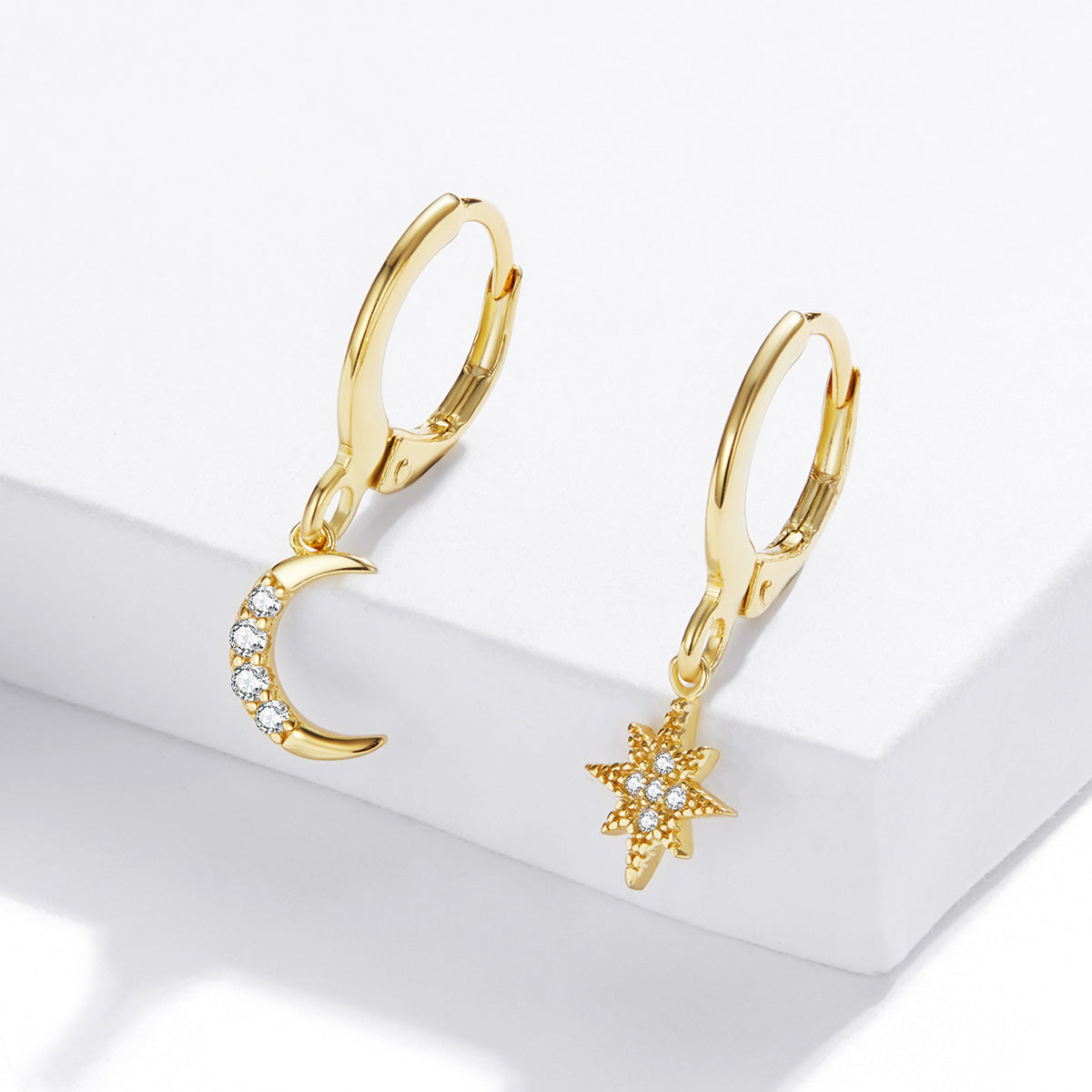 925 Sterling Silver Earrings with Pavé Setting CZ for Women