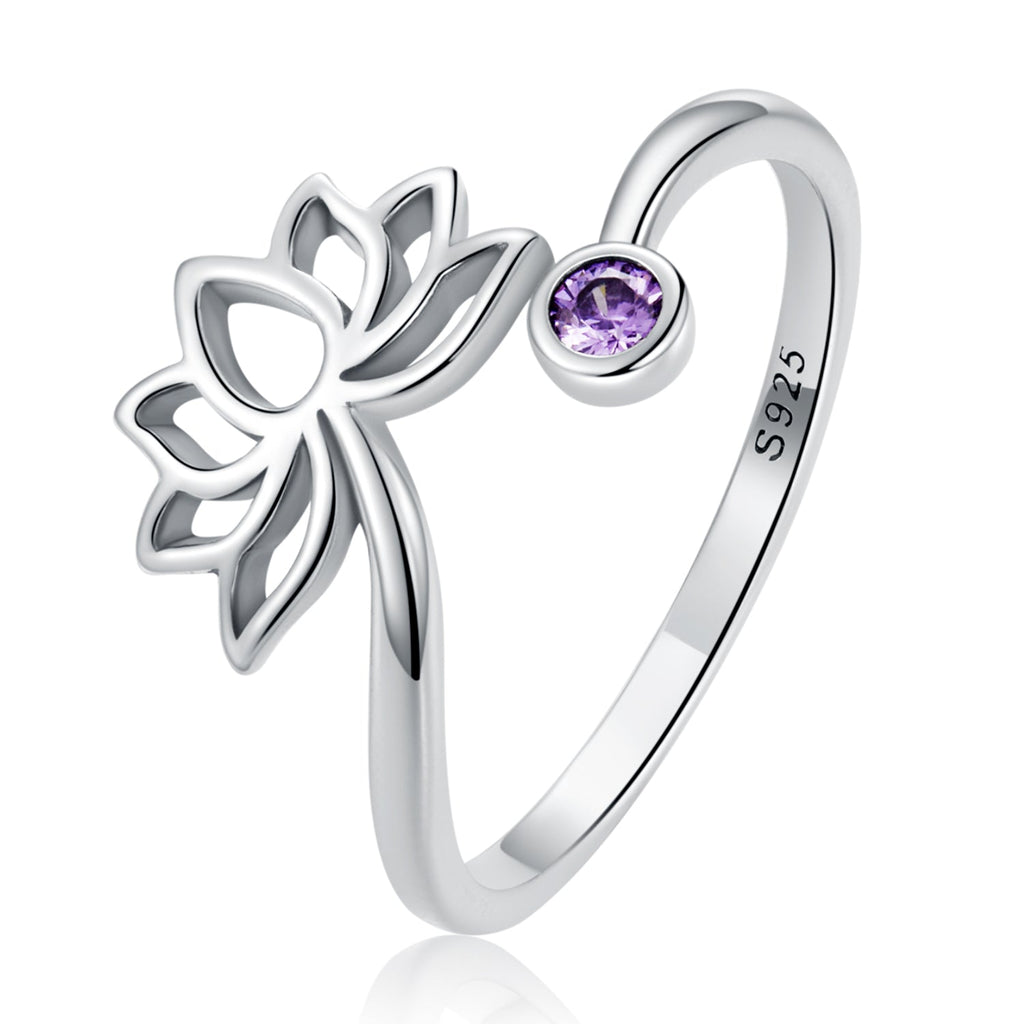 925 Sterling Silver Oxidized Pavé Setting CZ Ring for Women