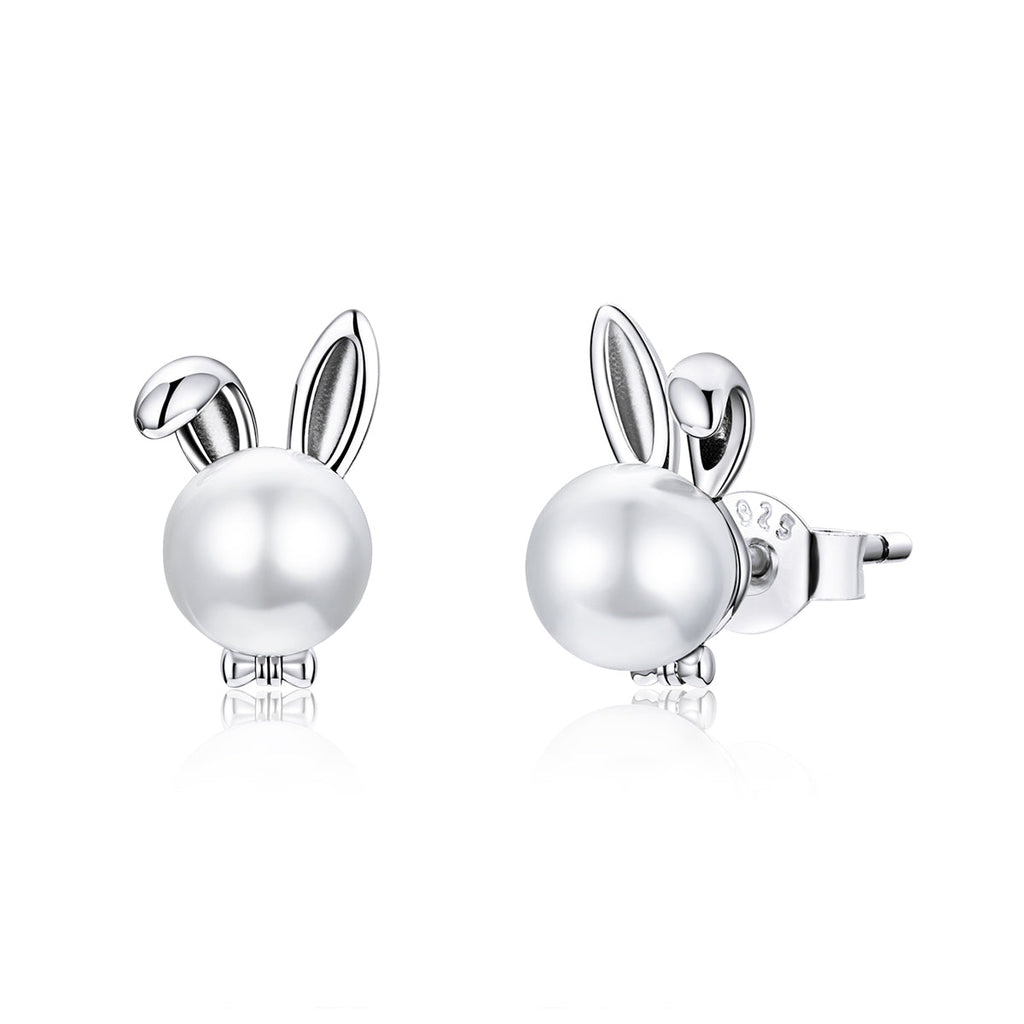 925 Sterling Silver Earrings with Quality Shell Pearl