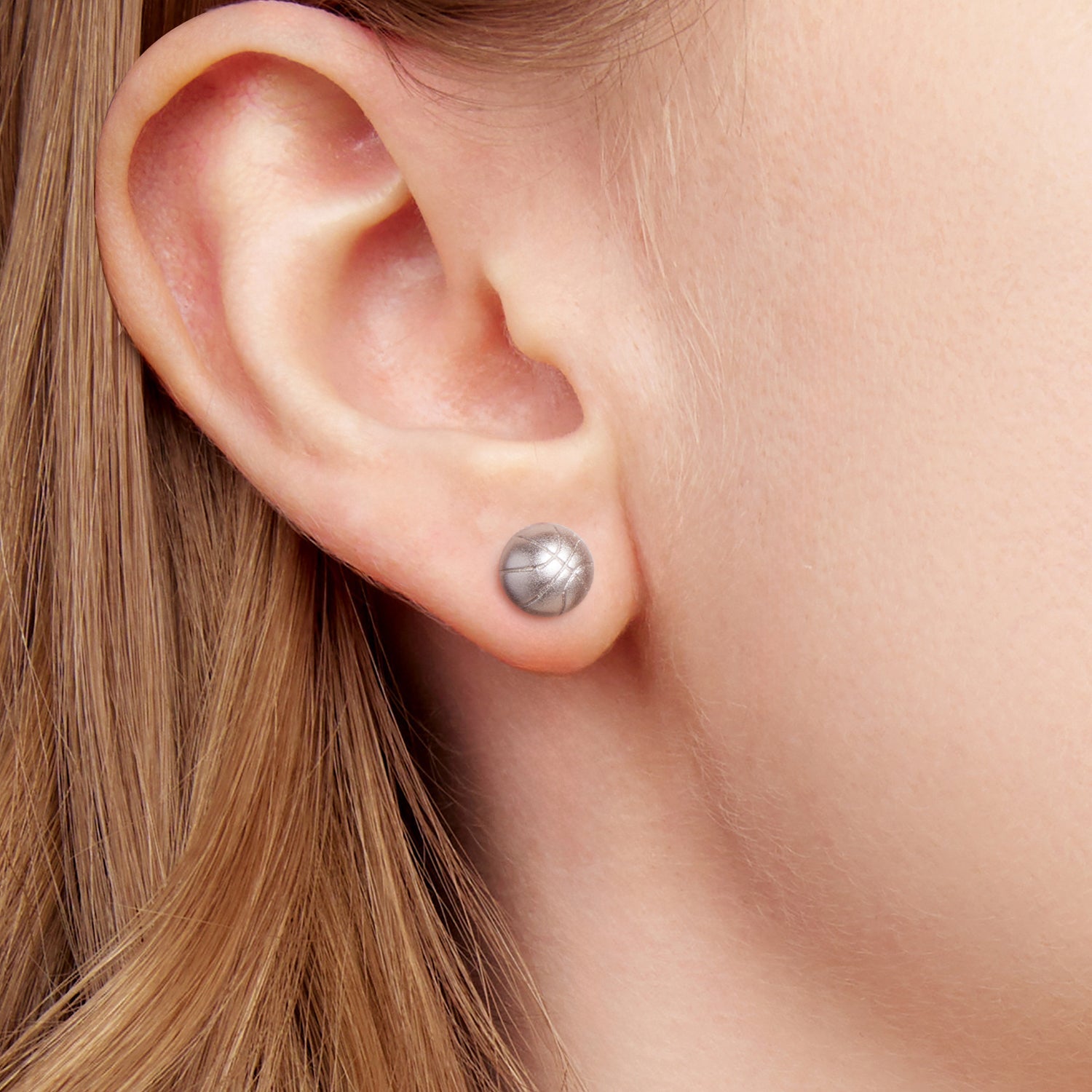 925 Sterling Silver Plated White Gold Earrings