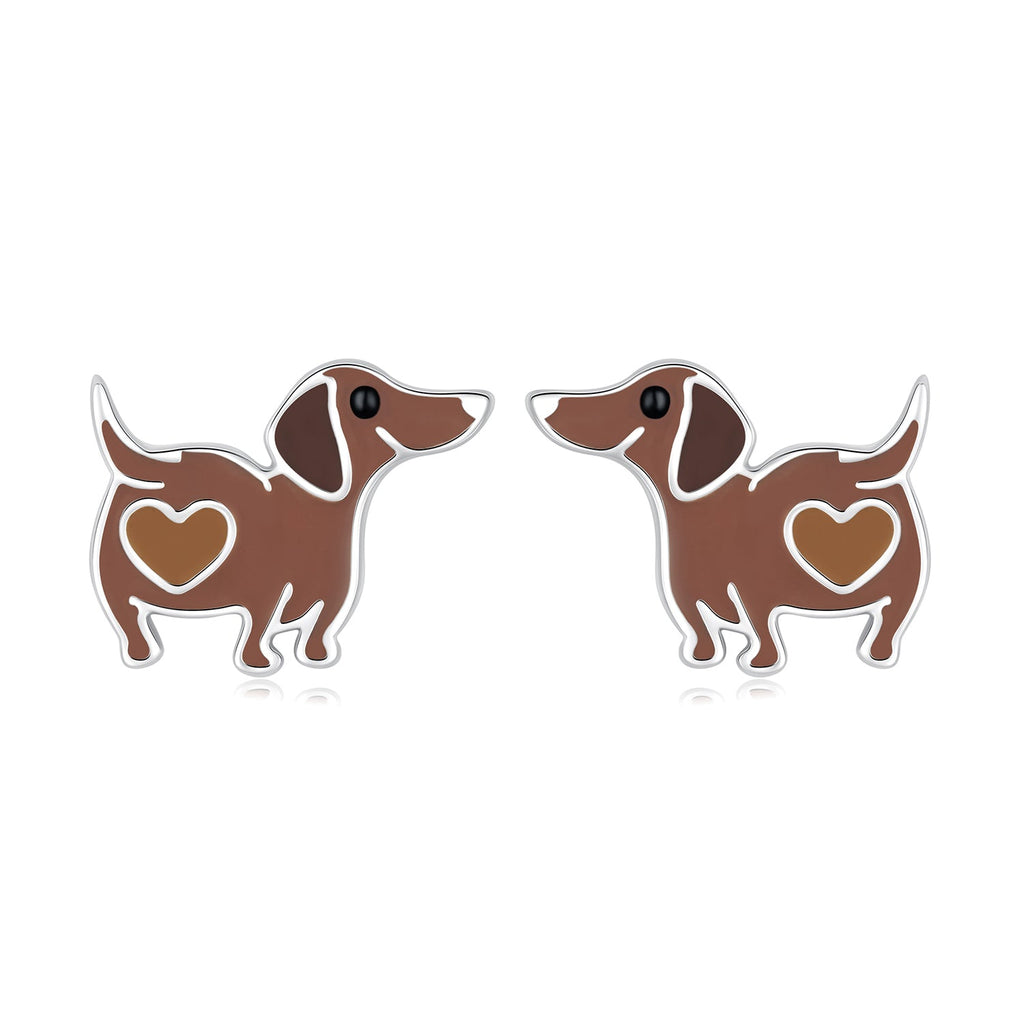 925 Sterling Silver Enamel Oxidized Earrings for Women