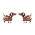 925 Sterling Silver Enamel Oxidized Earrings for Women