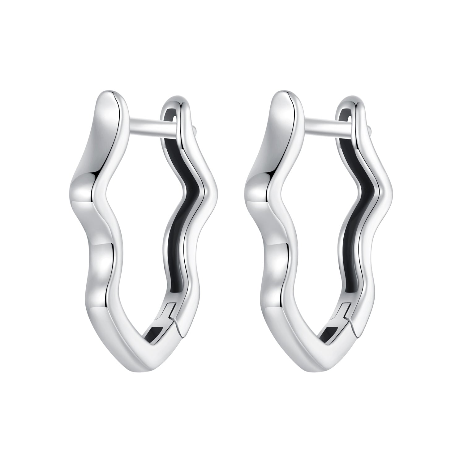 925 Sterling Silver & Oxidized Silver Earrings for Women