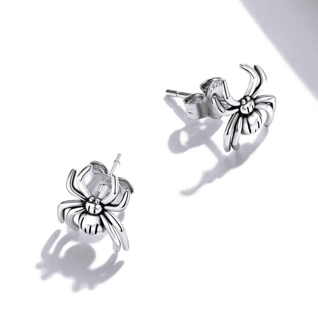 S925 Oxidized Silver Earrings for Women