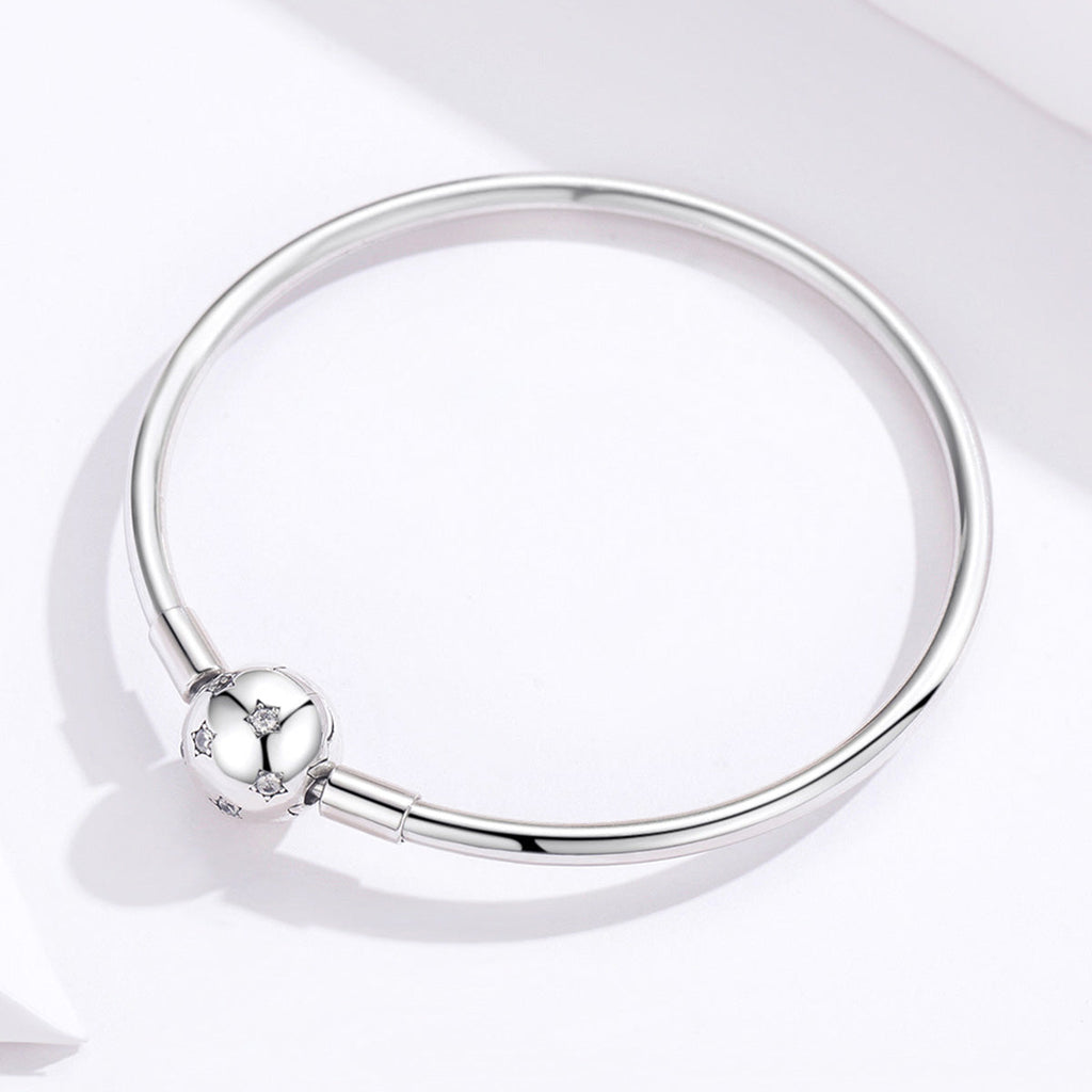 925 Sterling Silver Adjustable Bracelet Style Nan Size 17cm for Men