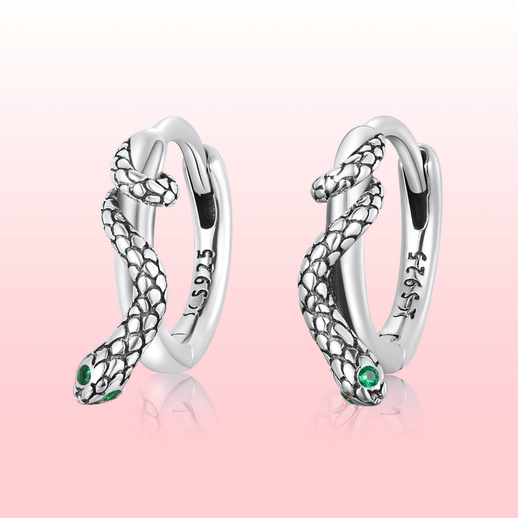 925 Sterling Silver Earrings with Pavé Setting CZ