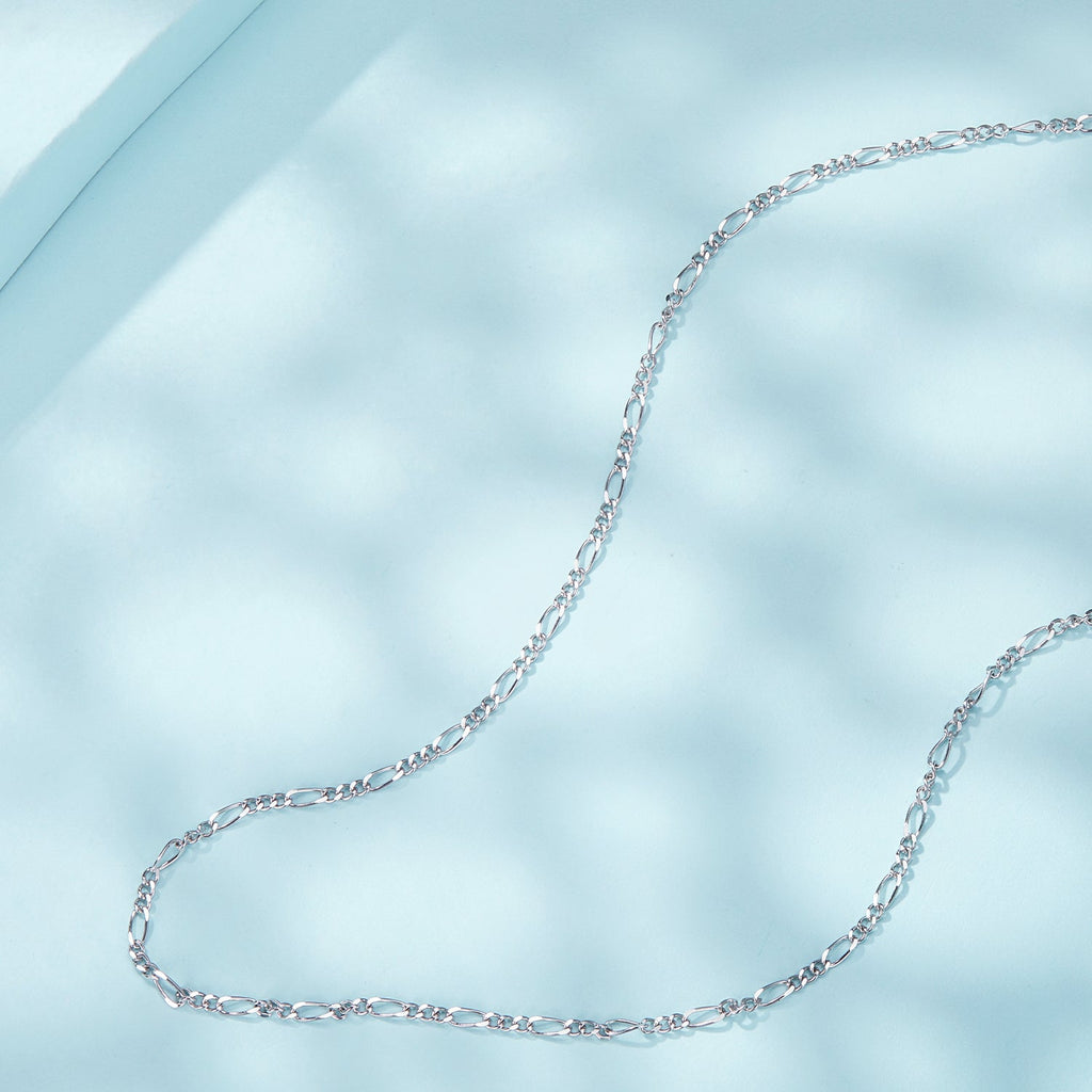 925 Sterling Silver Plated Platinum Necklace for Women