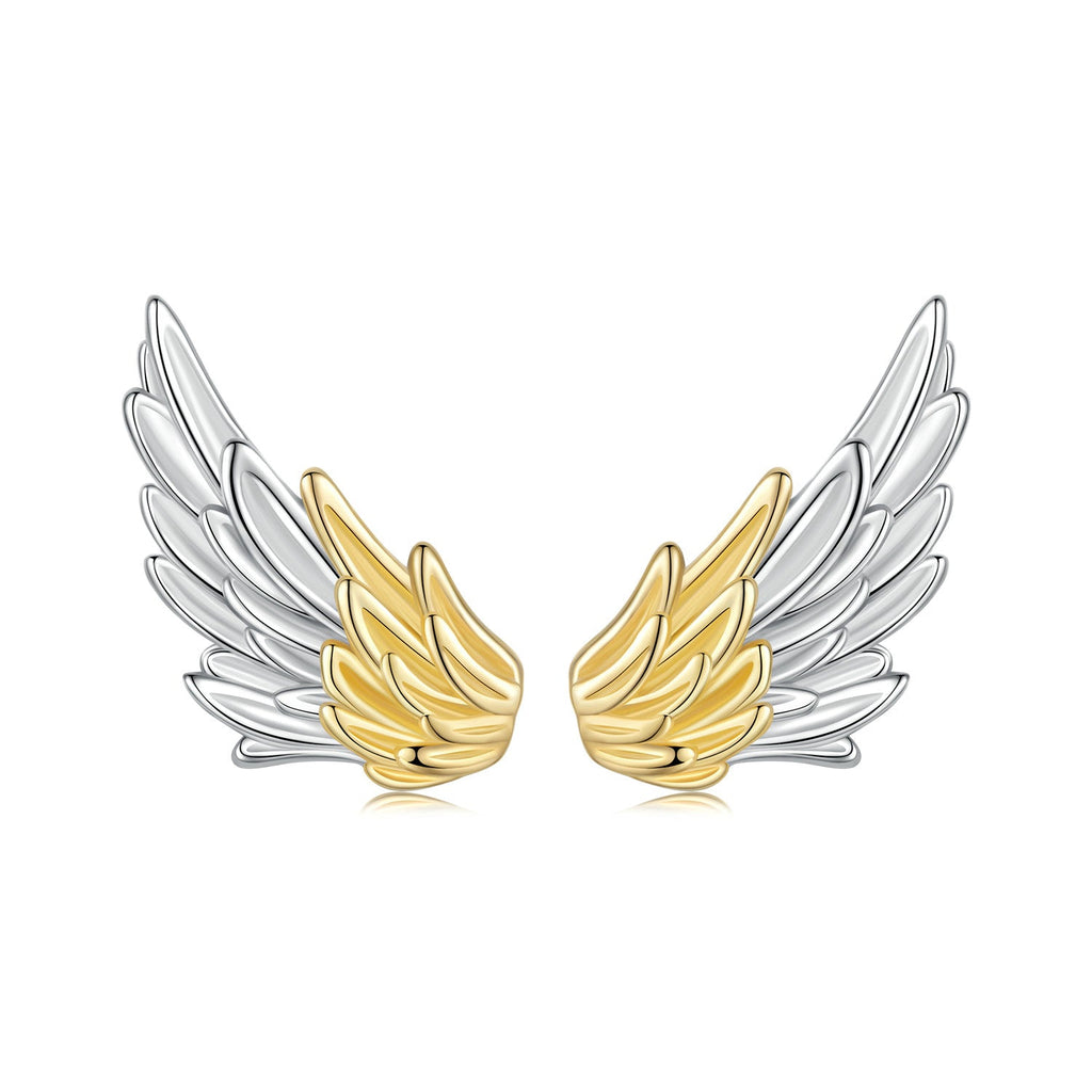 925 Sterling Silver Earrings with White Gold Plating for Women