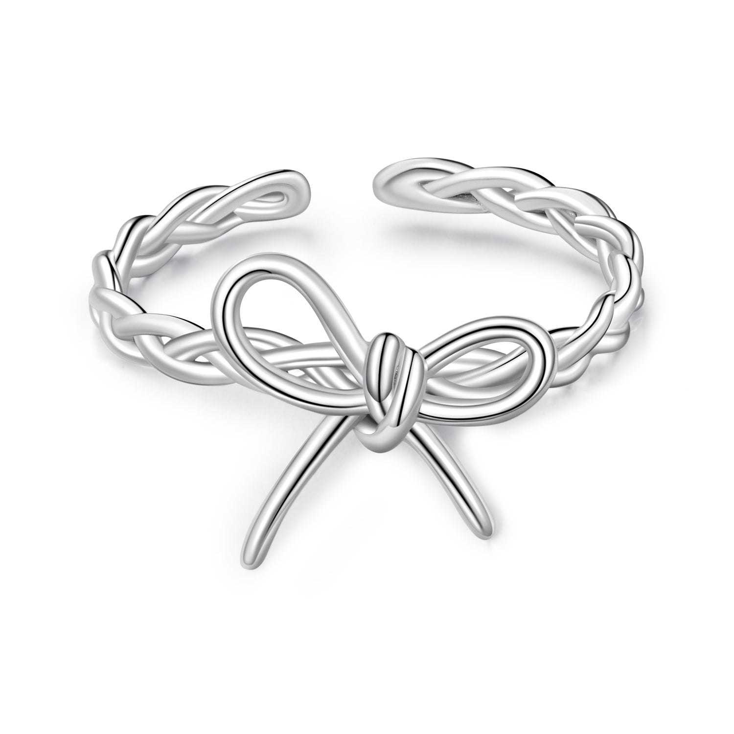 925 Sterling Silver Plated White Gold Minimalist Pendant Necklace for Women