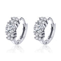 925 Sterling Silver Earrings with Pavé Setting and CZ Stone for Women